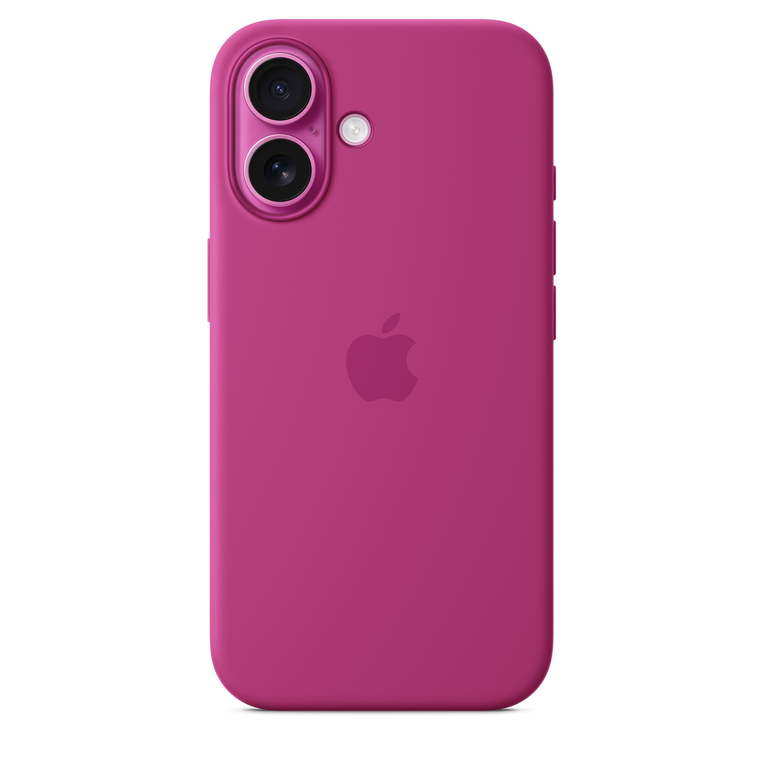 Apple iPhone 16 Silikon Case Hülle Fuchsia MagSafe
