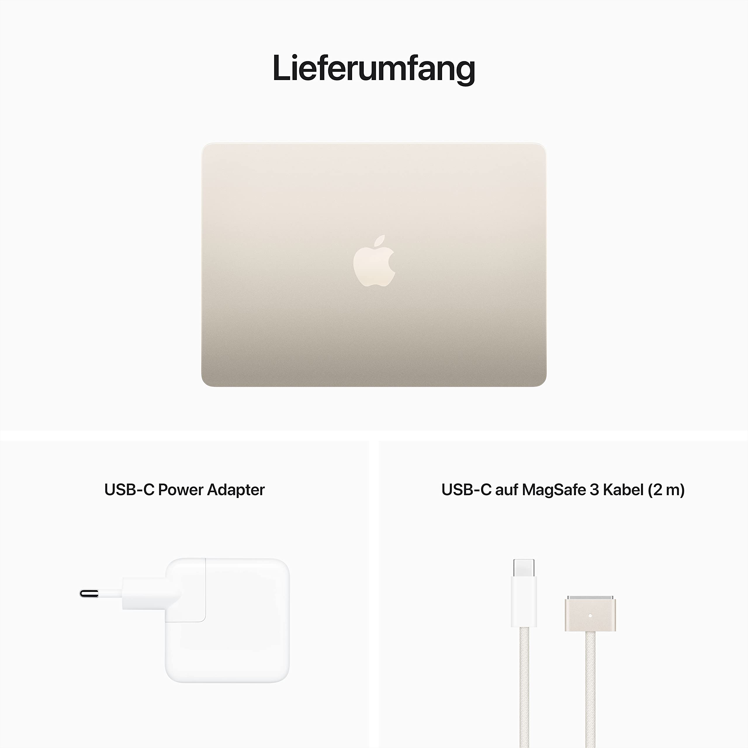Apple MacBook Air M2 13,6" Laptop Polarstern 256 GB