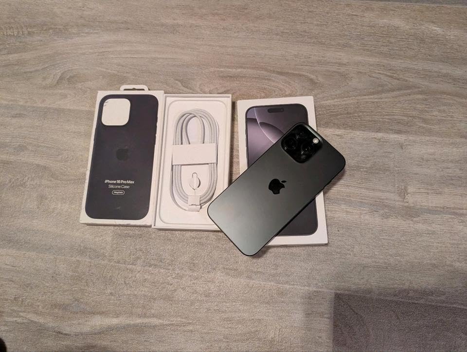 Apple iPhone 16 Pro Max Smartphone 256 GB Titan Schwarz
