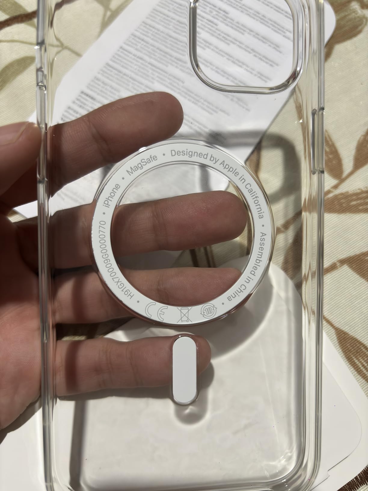 Apple iPhone 15 Clear Case MagSafe Hülle Transparent