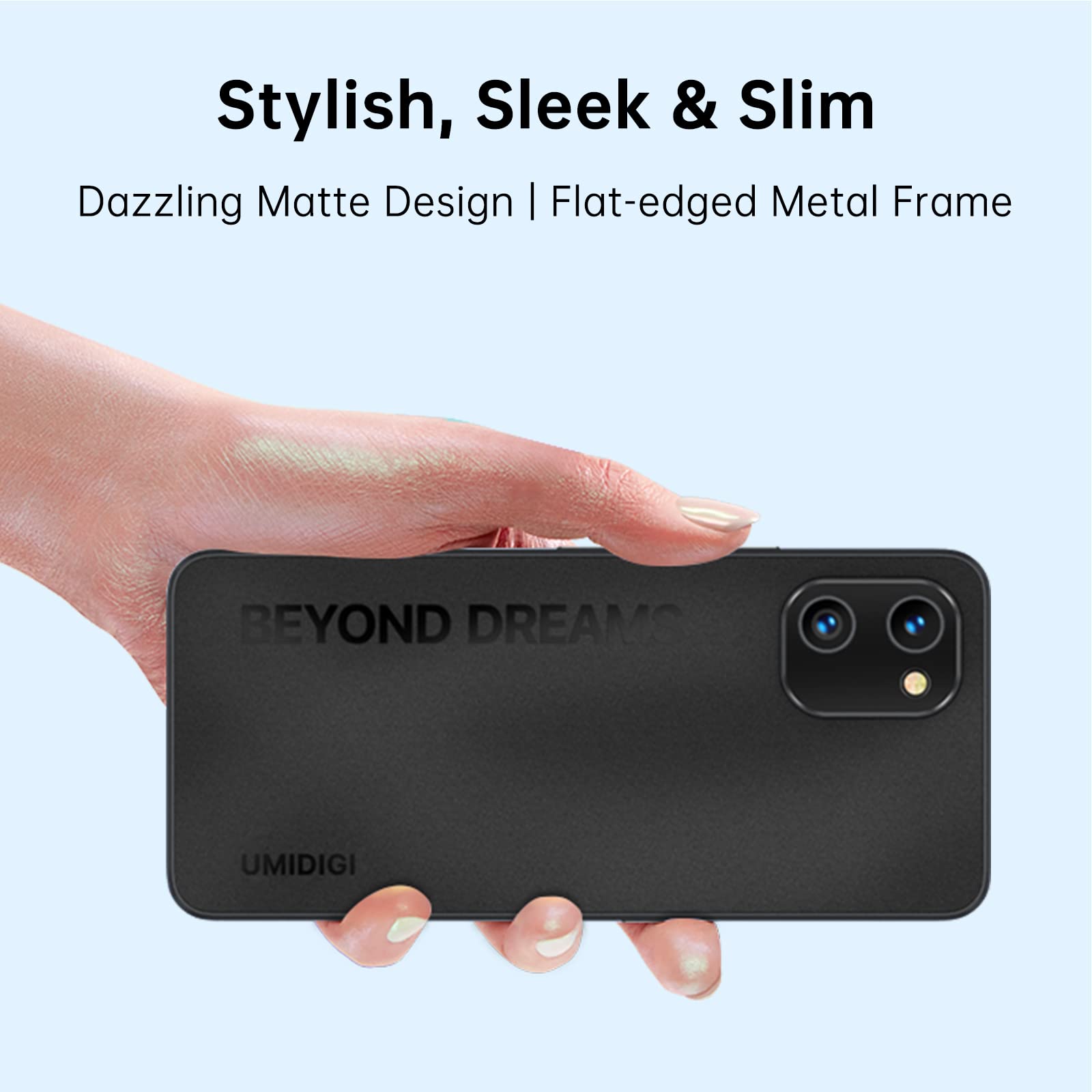 UMIDIGI G100A Smartphone 6,9" 8GB/128GB Schwarz 120Hz