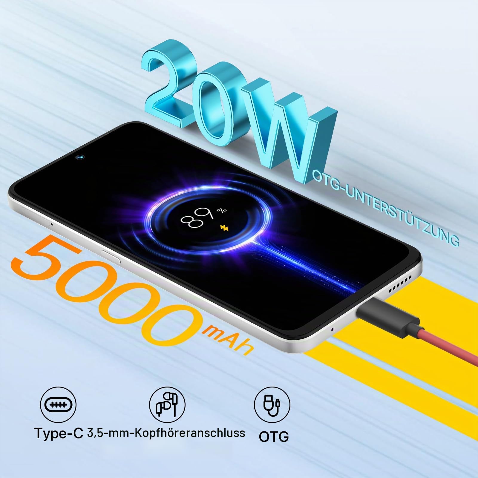 UMIDIGI Note 100 5G Smartphone 256GB 120Hz