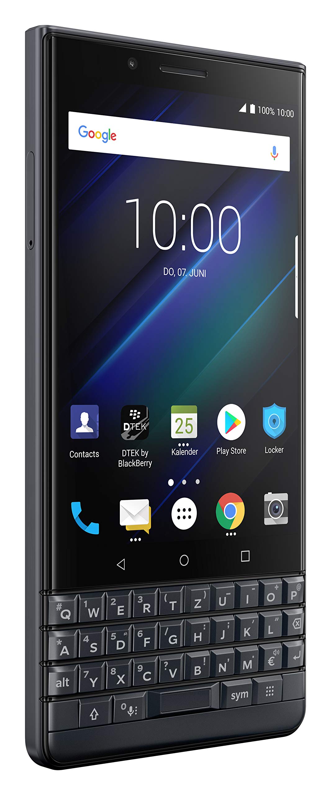 BlackBerry KEY2 LE Smartphone 64GB Dual-SIM Blau Tastatur