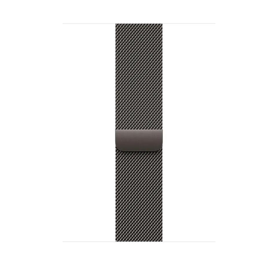 Apple Watch Milanaise Armband 46mm Schiefer M/L