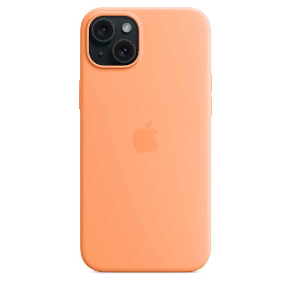 Apple iPhone 15 Plus Silikon Case Handyhülle Sorbet Orange