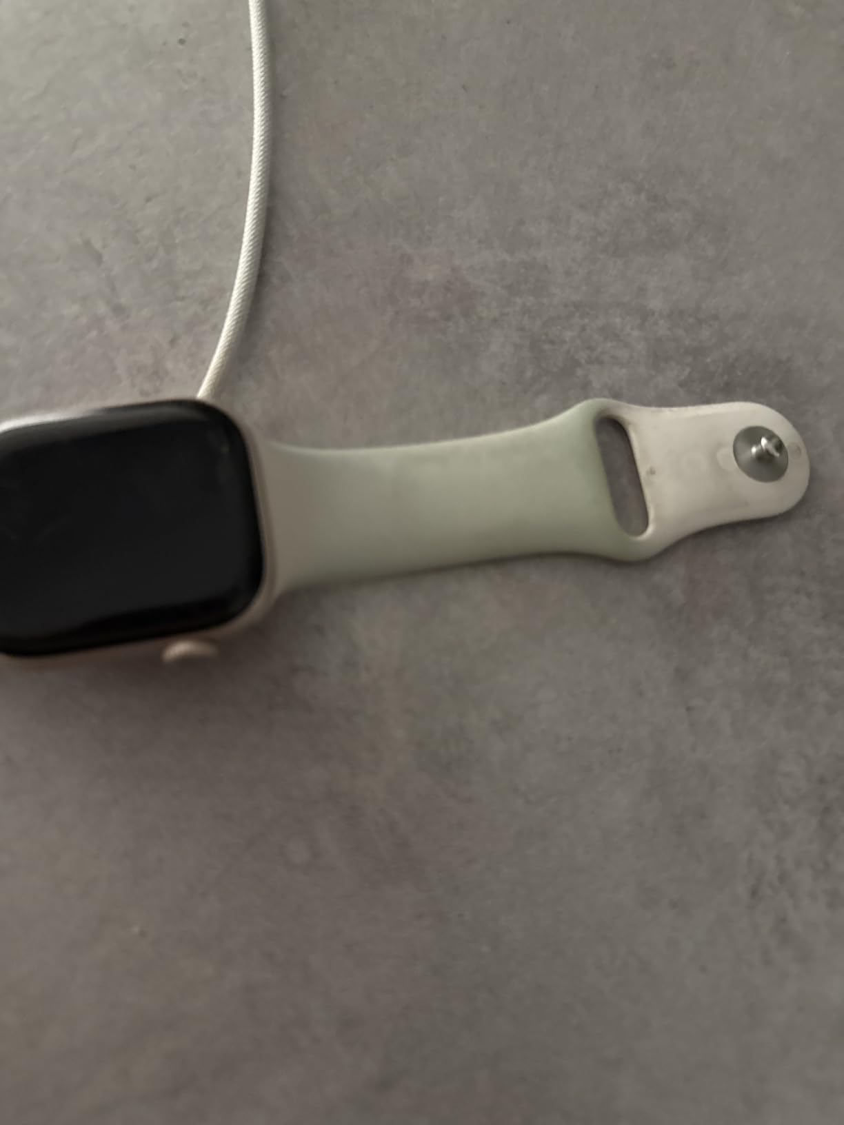 Apple Watch Sportarmband 42mm Blassrosa S/M Fluorelastomer