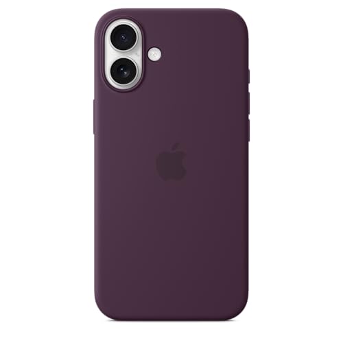 Apple iPhone 16 Plus Silikon Case MagSafe Pflaume