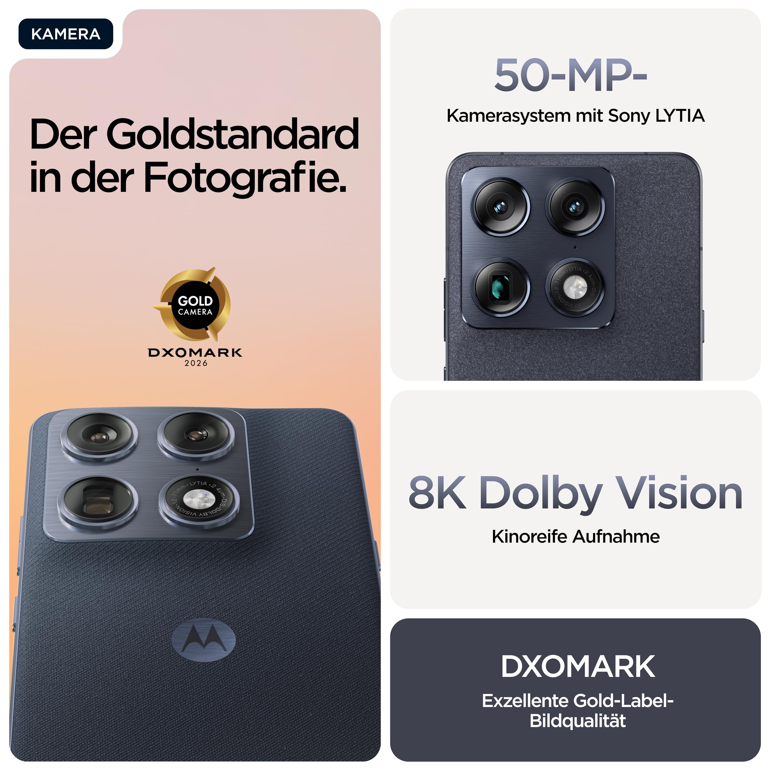 Motorola Signature 16GB+512GB Smartphone Carbon 50MP