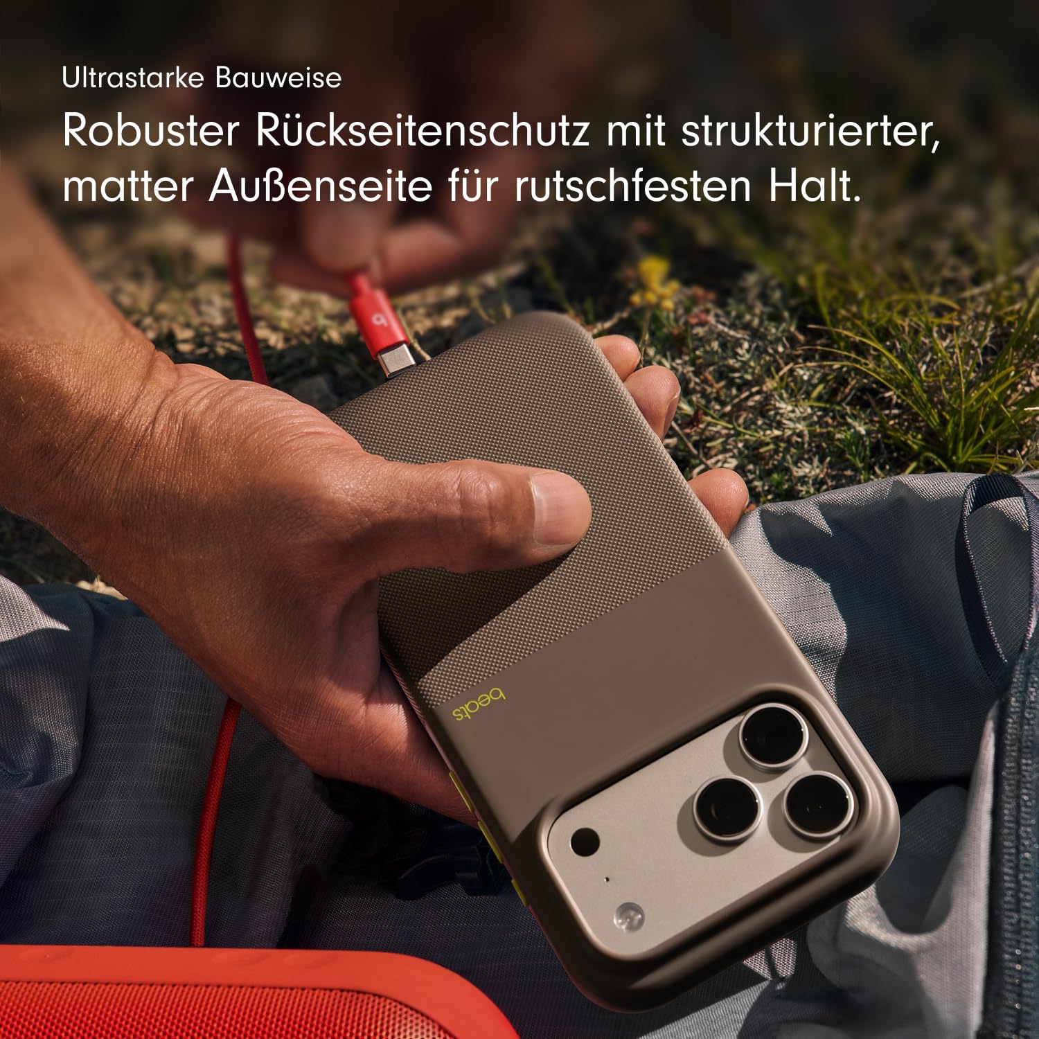 Beats iPhone 17 Rugged Case MagSafe Hülle Alpengrau