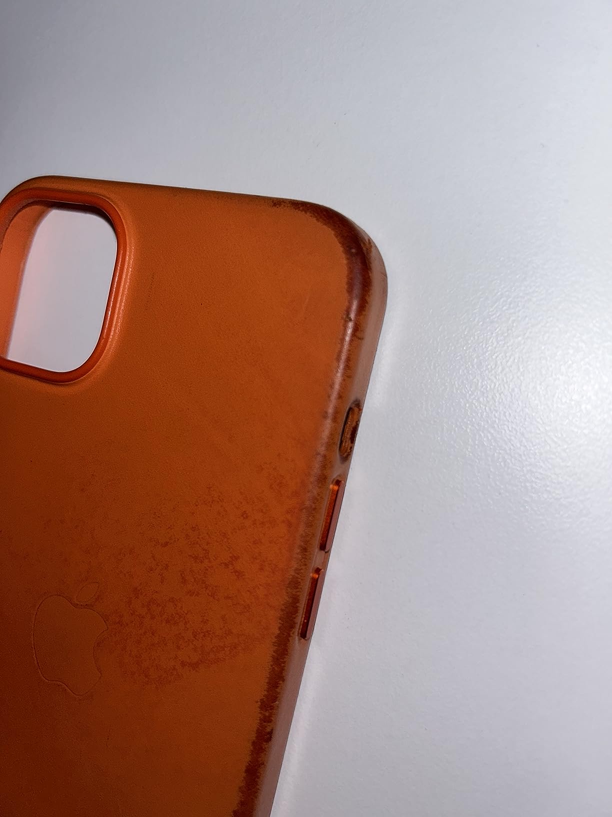 Apple iPhone 14 Plus Lederhülle MagSafe Orange