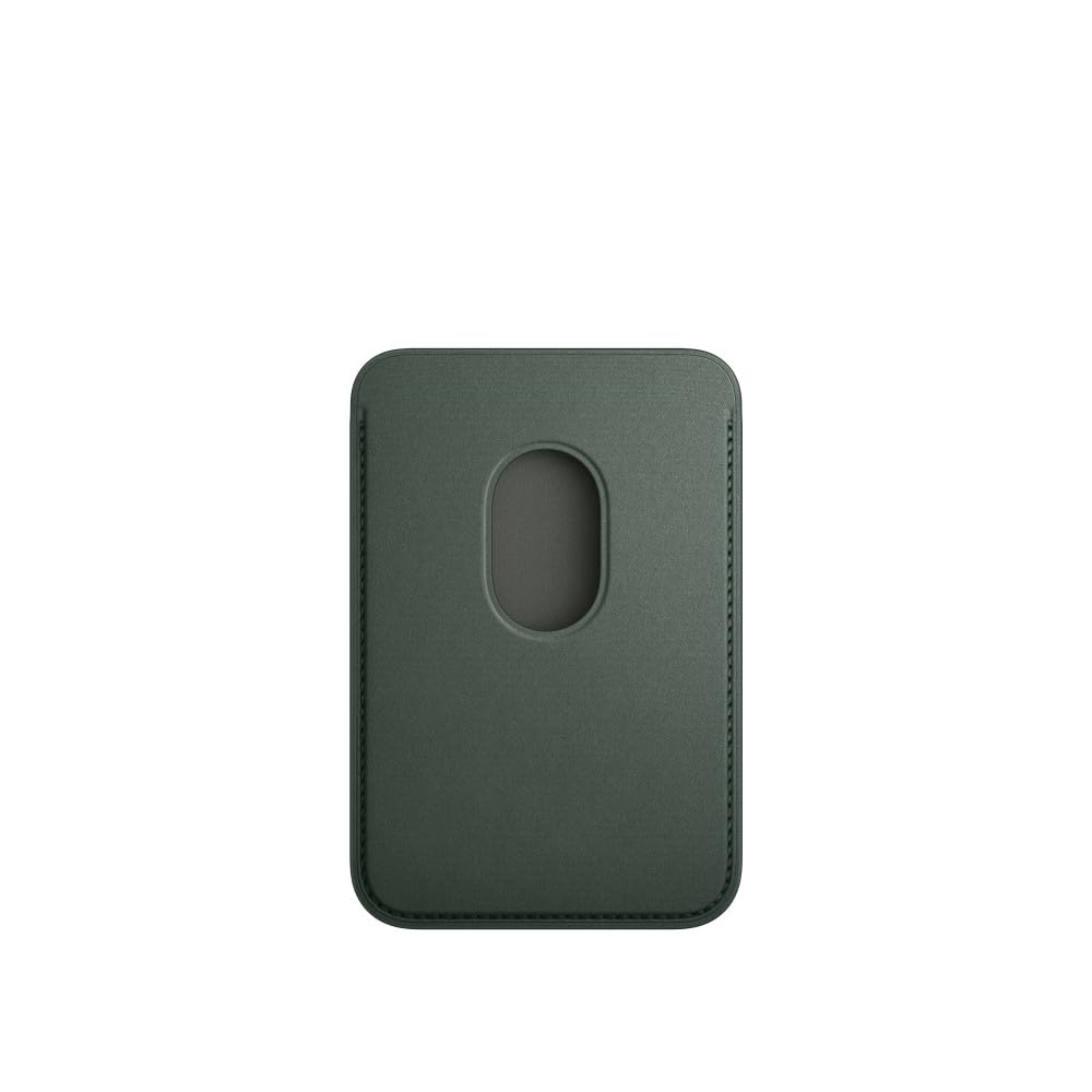 Apple iPhone Feingewebe Wallet mit MagSafe Kartenetui Immergrün