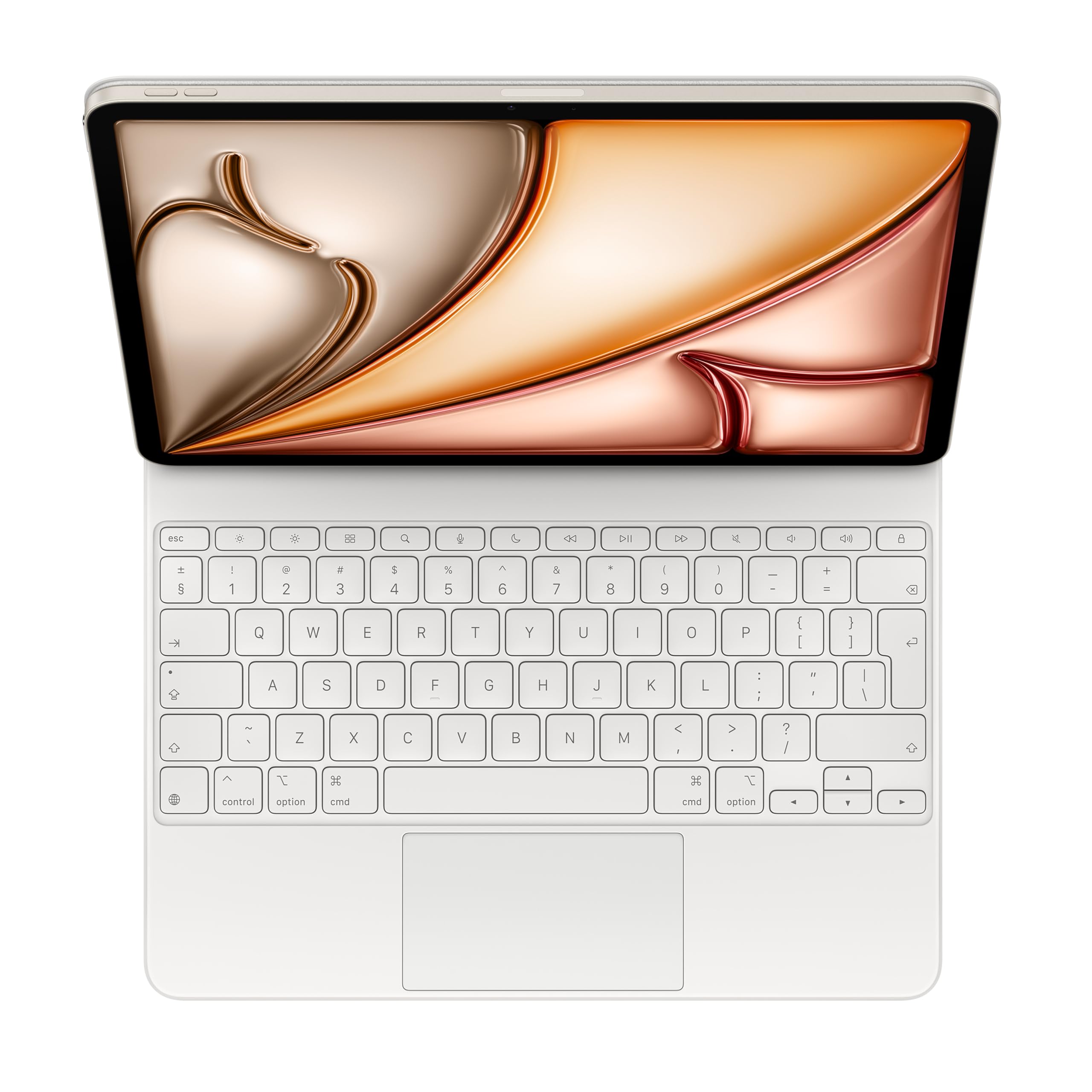 Apple iPad Magic Keyboard Case 13 Zoll Weiß Trackpad