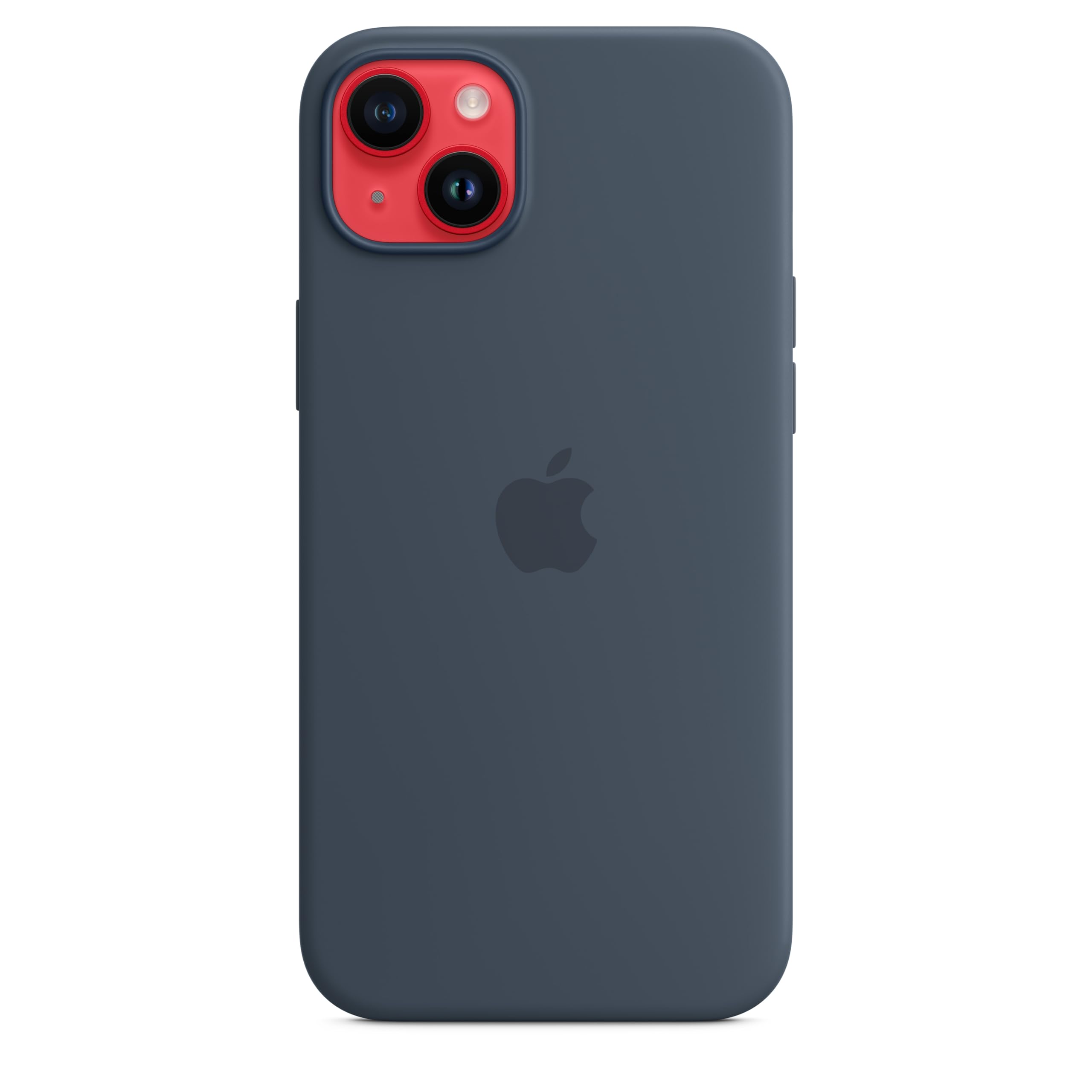 Apple iPhone 14 Plus Silikon Case MagSafe Sturmblau