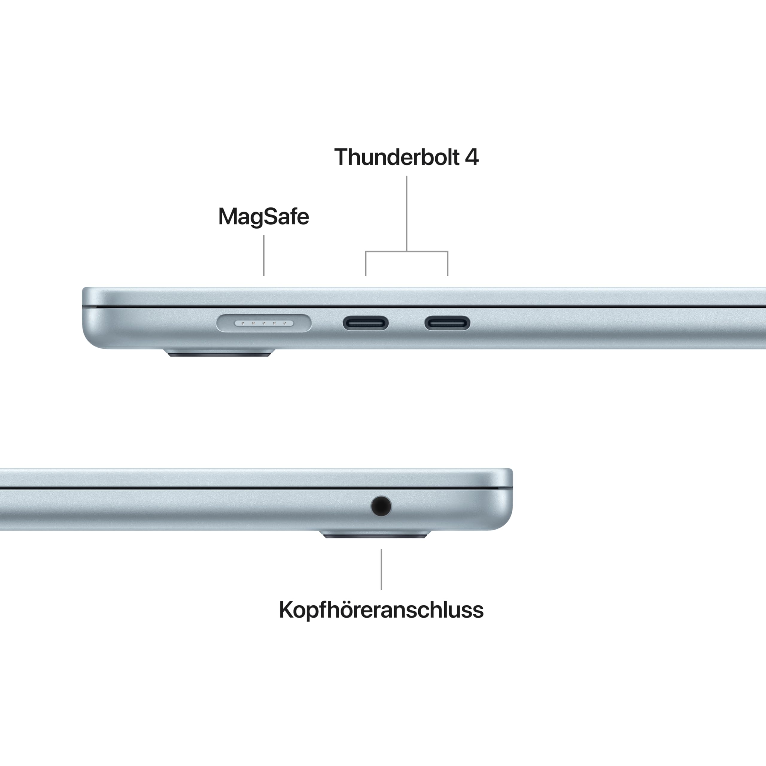 Apple MacBook Air 15 M4 16GB 256GB Laptop Himmelblau