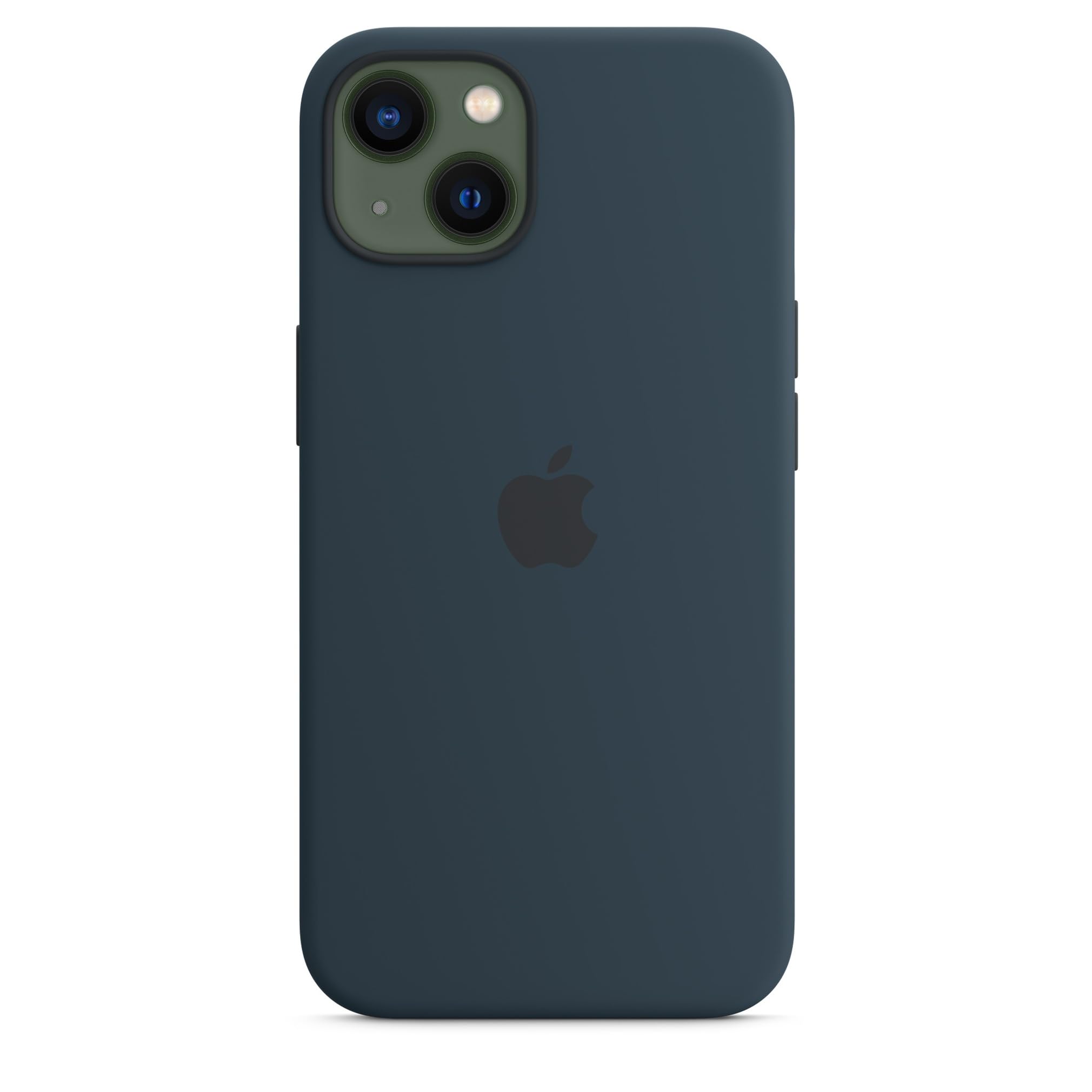 Apple Silikon Case MagSafe iPhone 13 Hülle Abyssblau