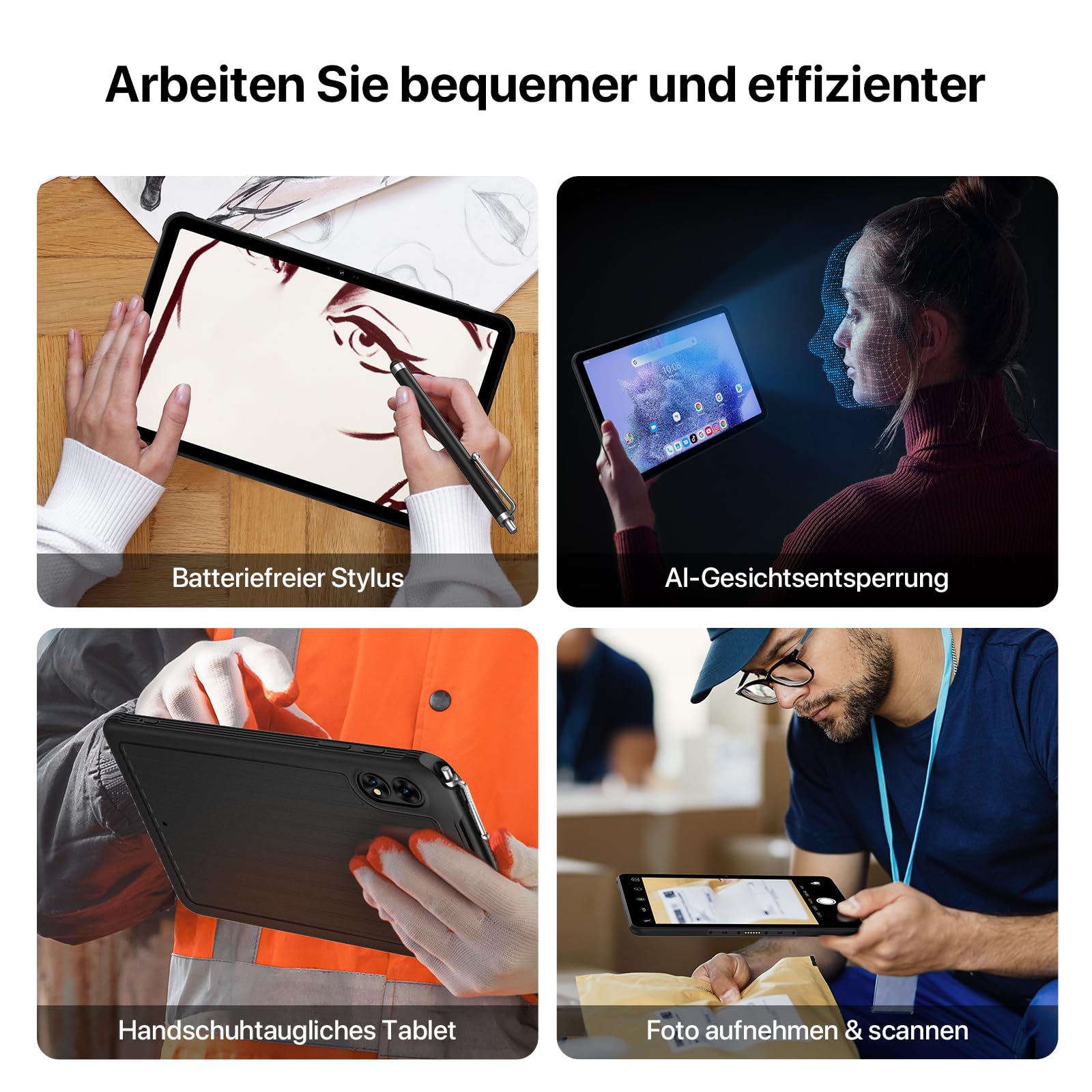 UMIDIGI Active T1 Tablet 11 Zoll 16GB+128GB Outdoor IP68