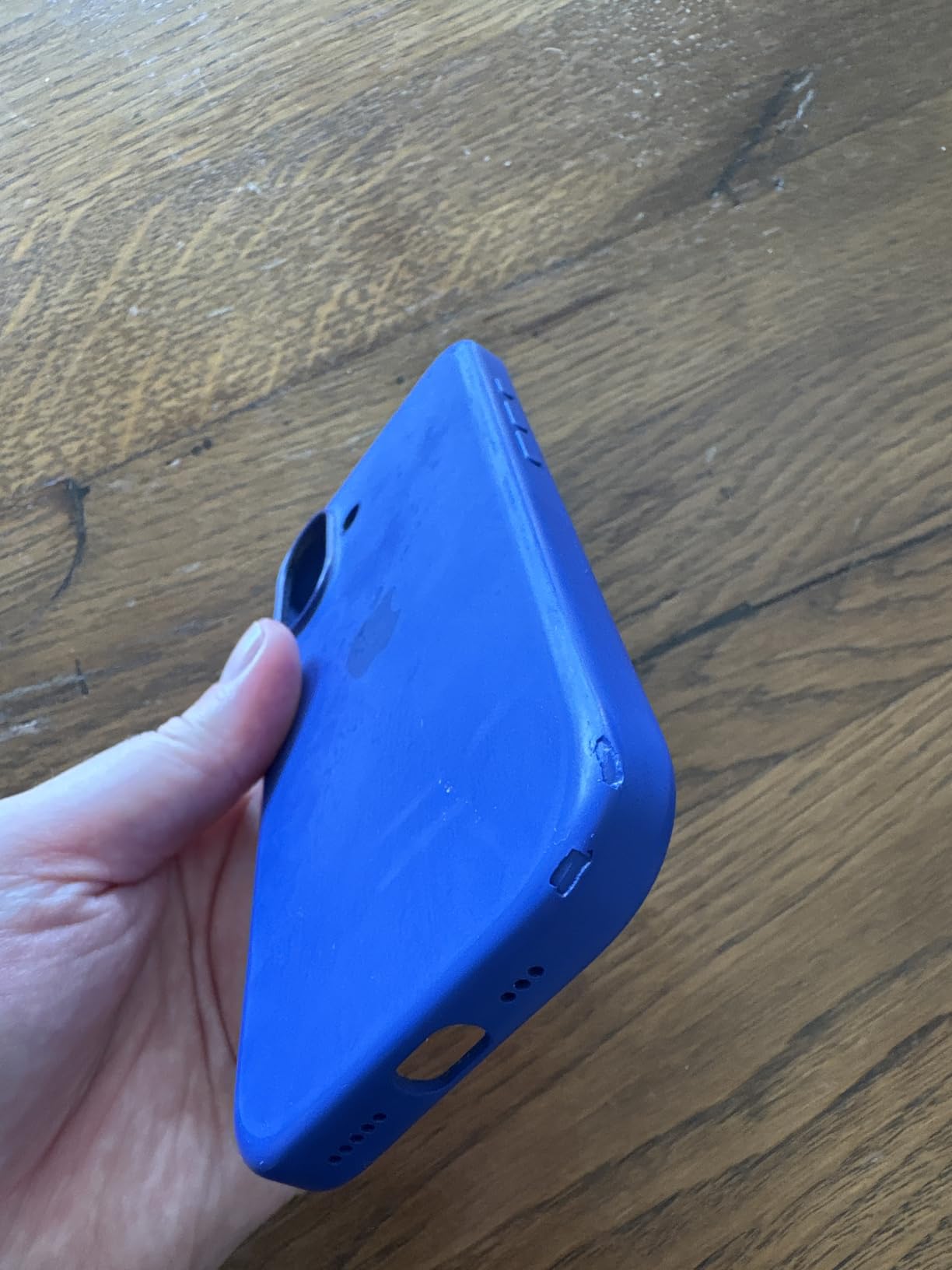 Apple iPhone 16 Silikon Case MagSafe Hülle Ultramarin Schutz
