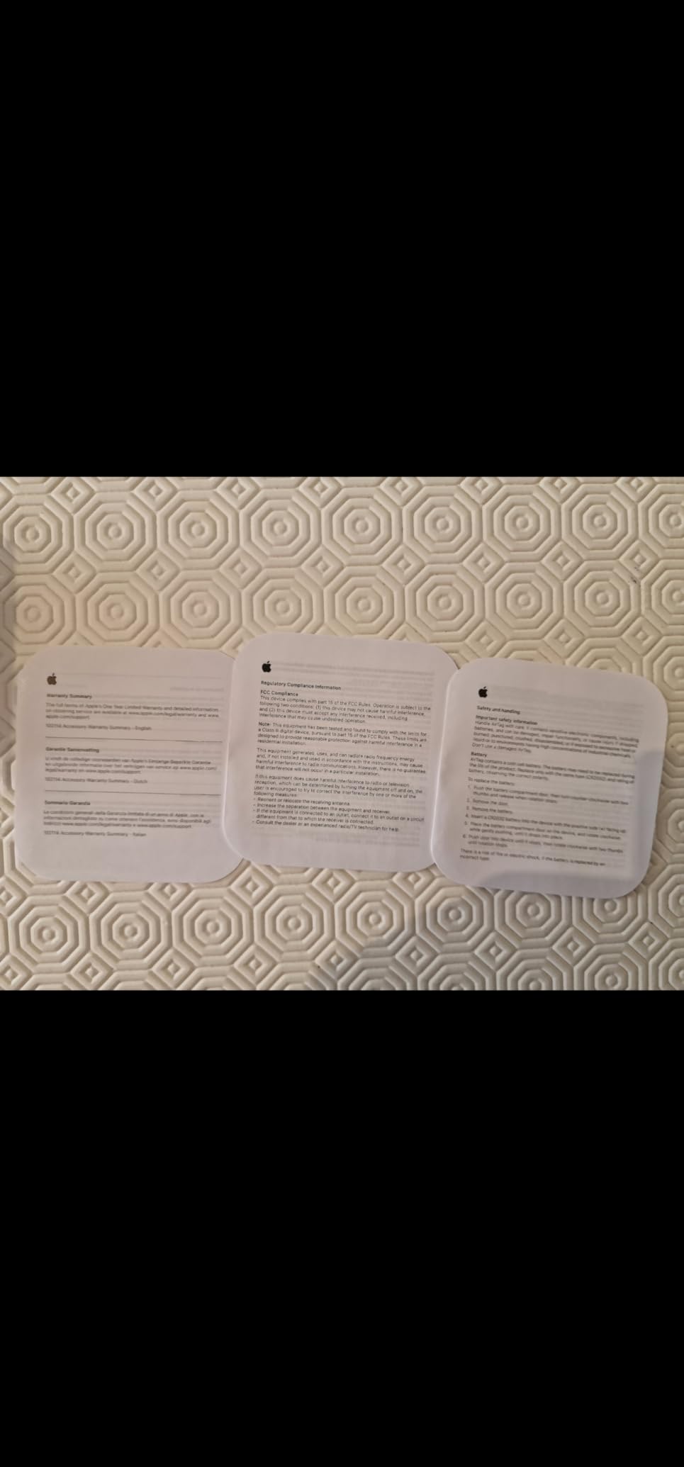 Apple AirTag 4er Pack Tracker Bluetooth