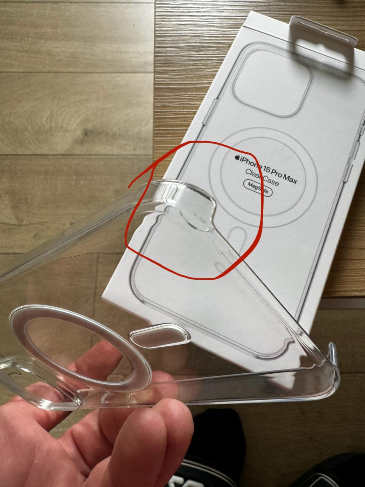 Apple iPhone 15 Pro Max Clear Case Hülle Transparent MagSafe