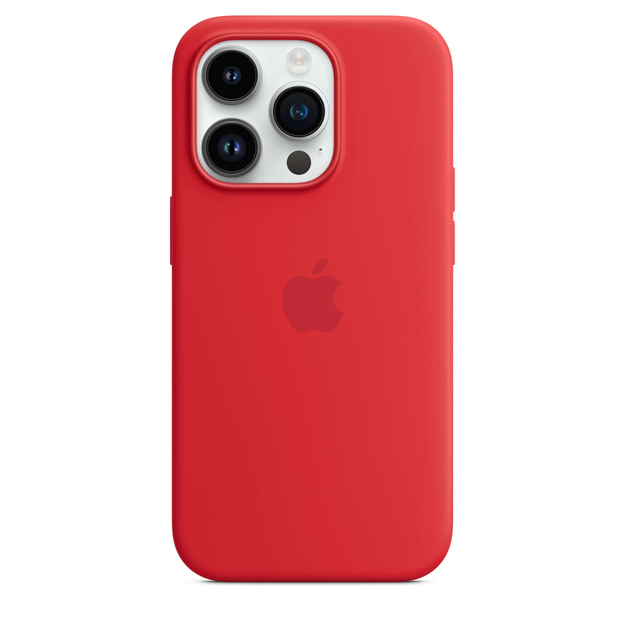 Apple iPhone 14 Pro Silikon Hülle MagSafe Rot