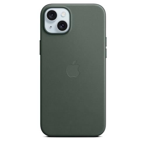 Apple iPhone 15 Plus Feingewebe Case MagSafe Immergrün