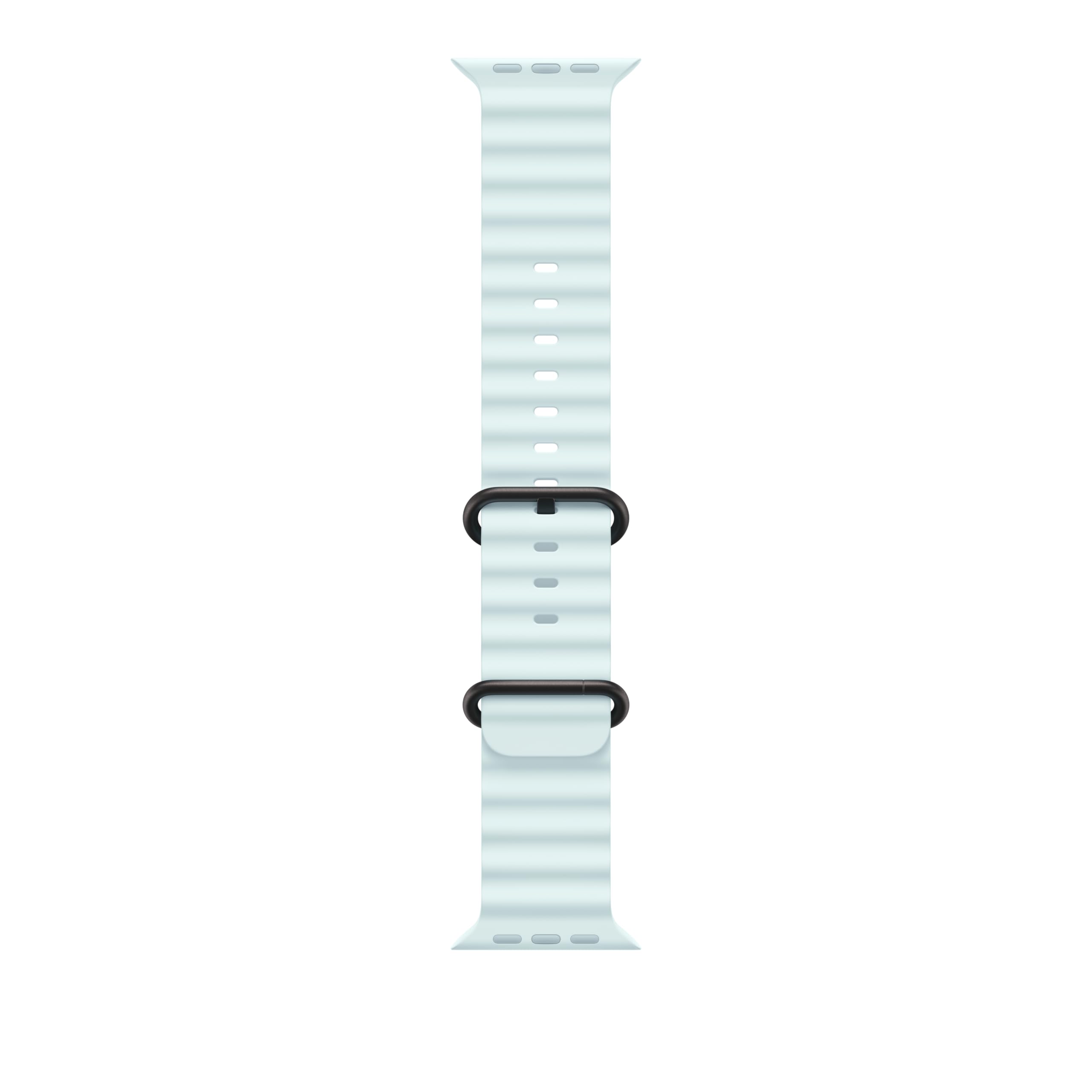 Apple Watch Ocean Band 49 mm Armband Kristallblau Elastomer