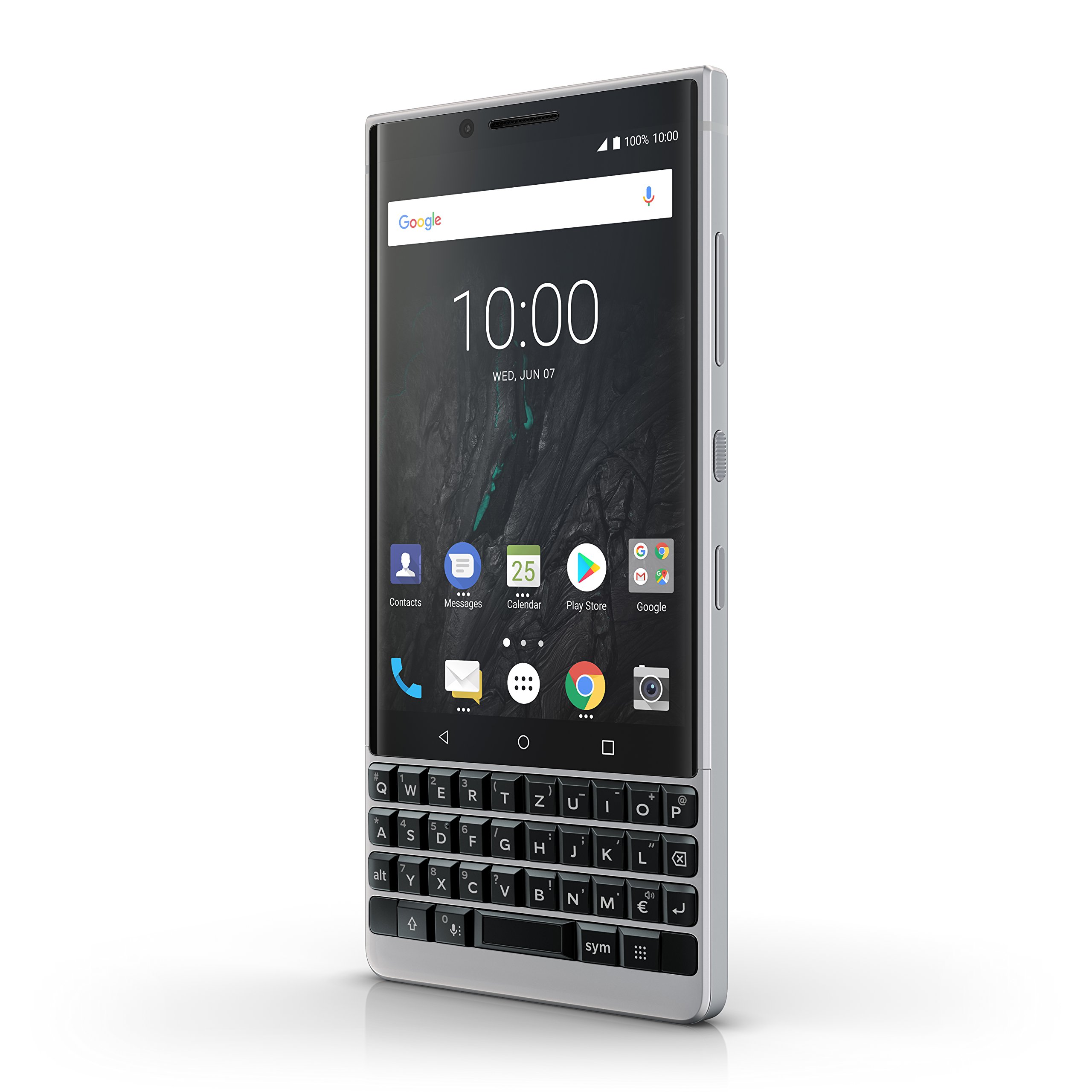 BlackBerry Key2 64GB Smartphone Silber QWERTZ Tastatur