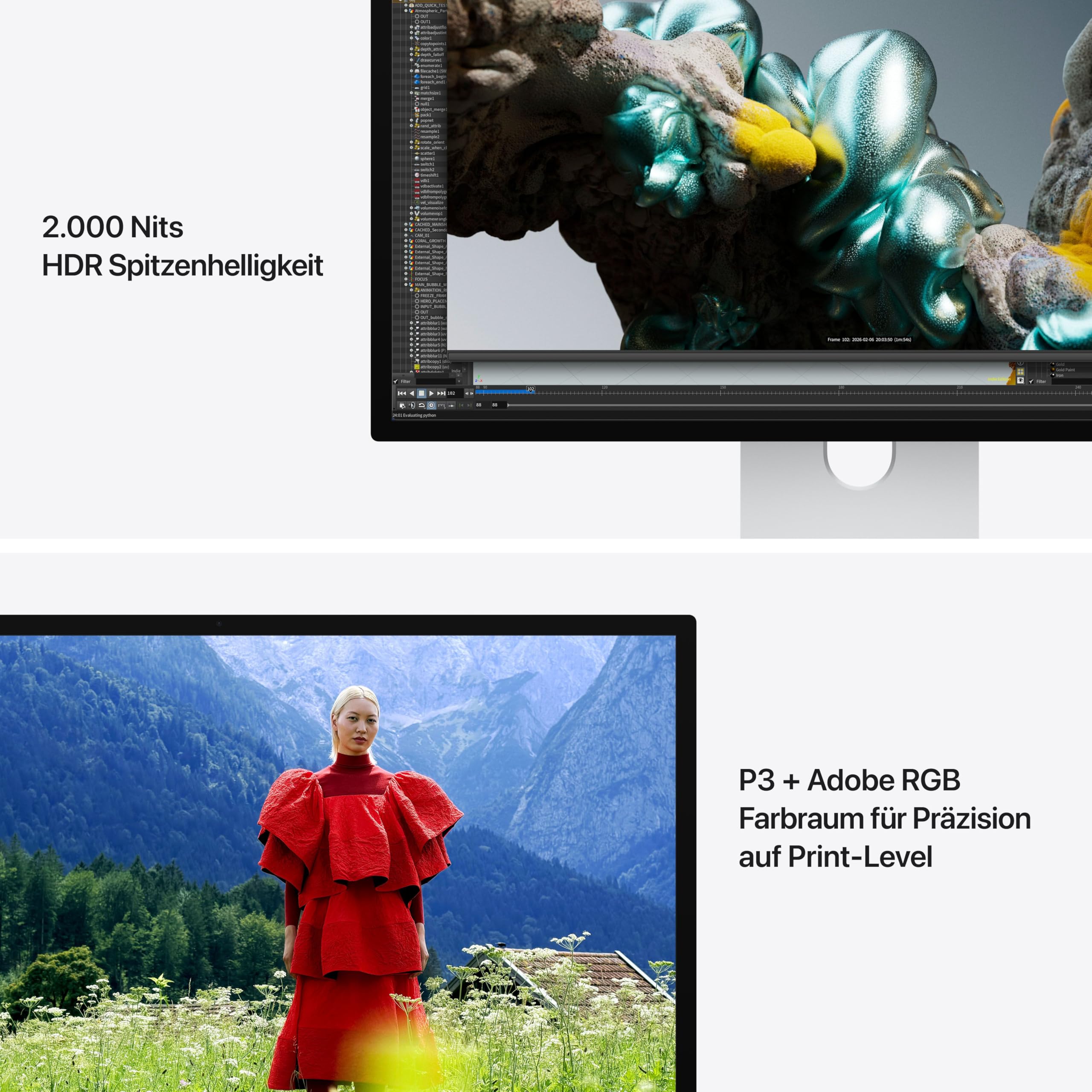 Apple Mac Studio Display XDR Monitor 27 Zoll 5K Nanotexturglas
