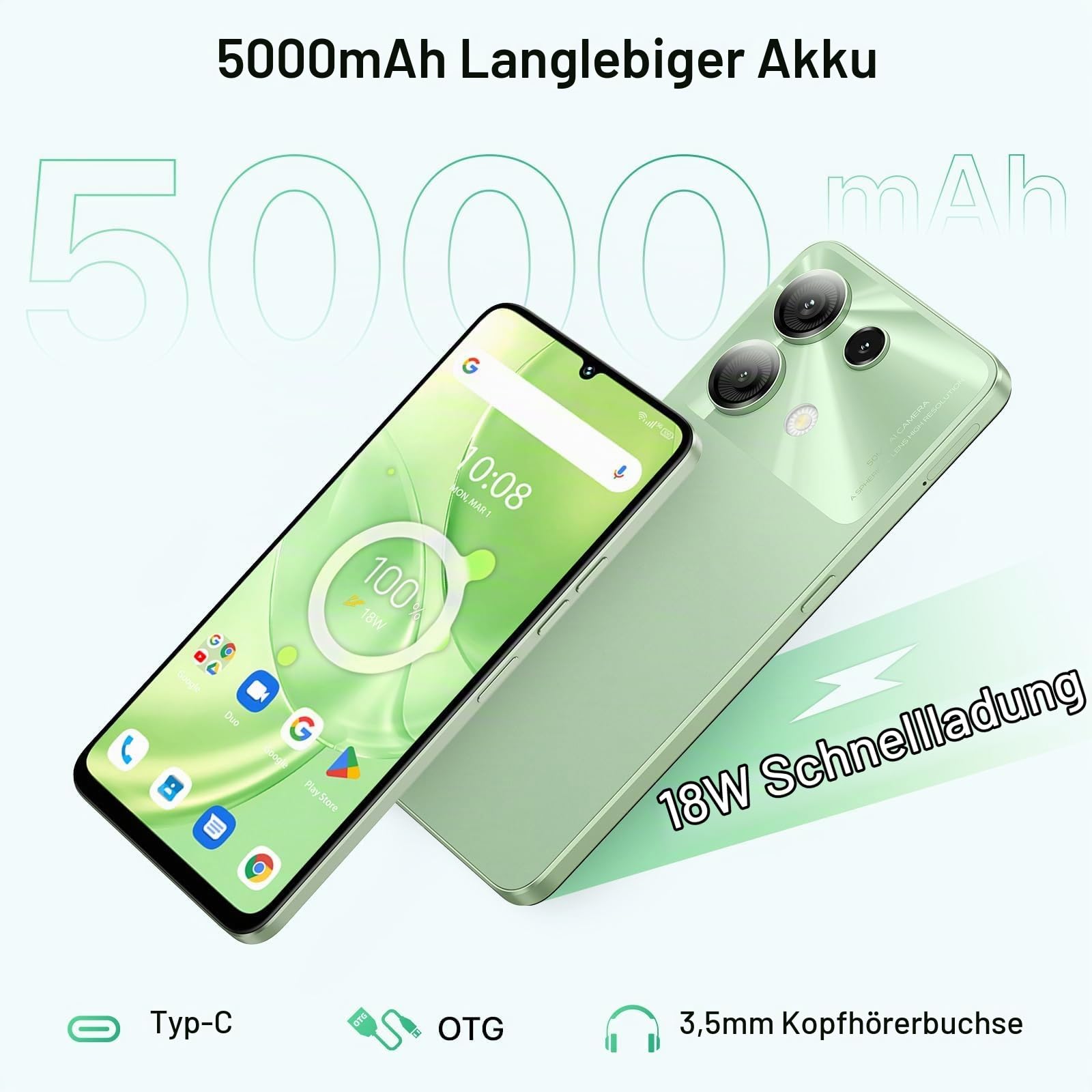 UMIDIGI G9 5G Smartphone 128GB 6,75 Zoll