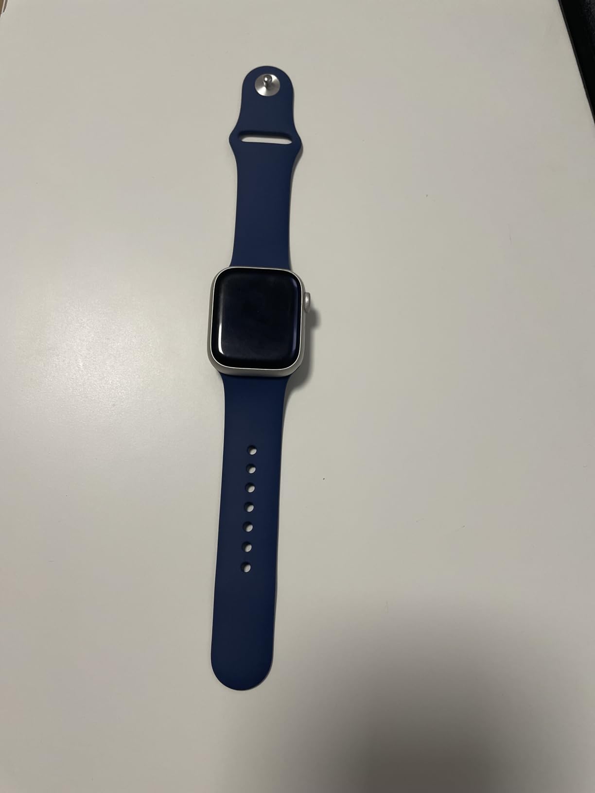 Apple Watch Sportarmband 40 mm Maritimblau S/M Armband Fluorelastomer