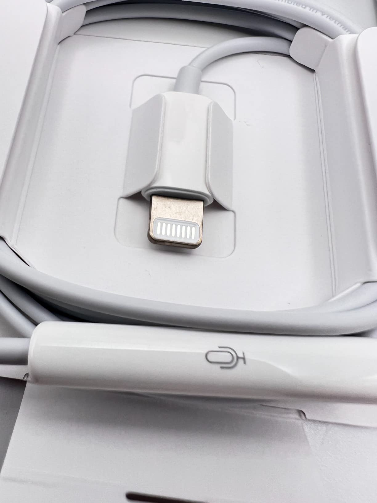Apple EarPods Kopfhörer Lightning Weiß kabelgebunden