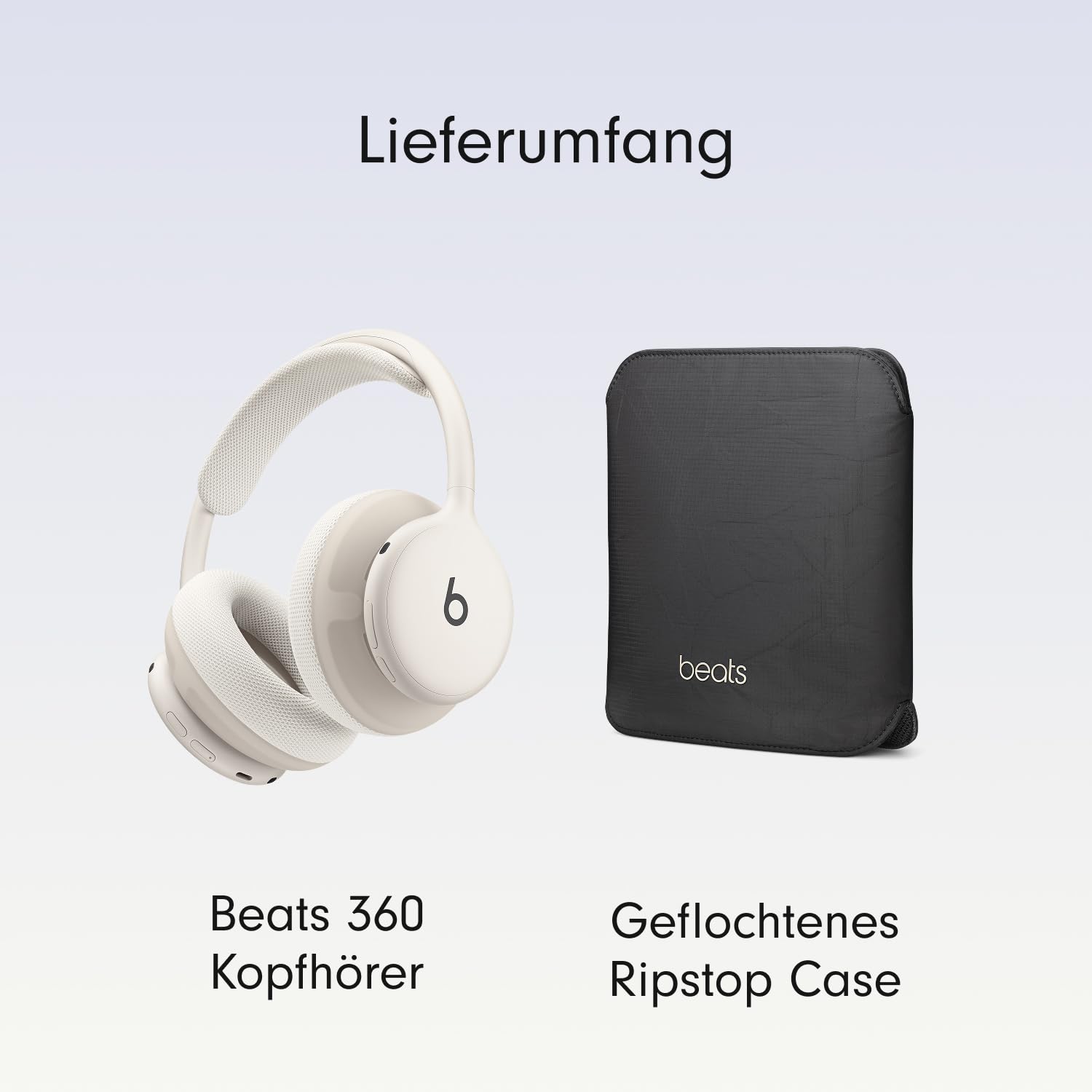 Beats 360 Over-Ear Kopfhörer ANC Wolke Strick-Polster