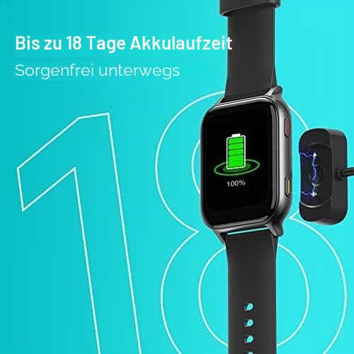 UMIDIGI Uwatch 5S Smartwatch Schwarz 1,7 Zoll 5ATM