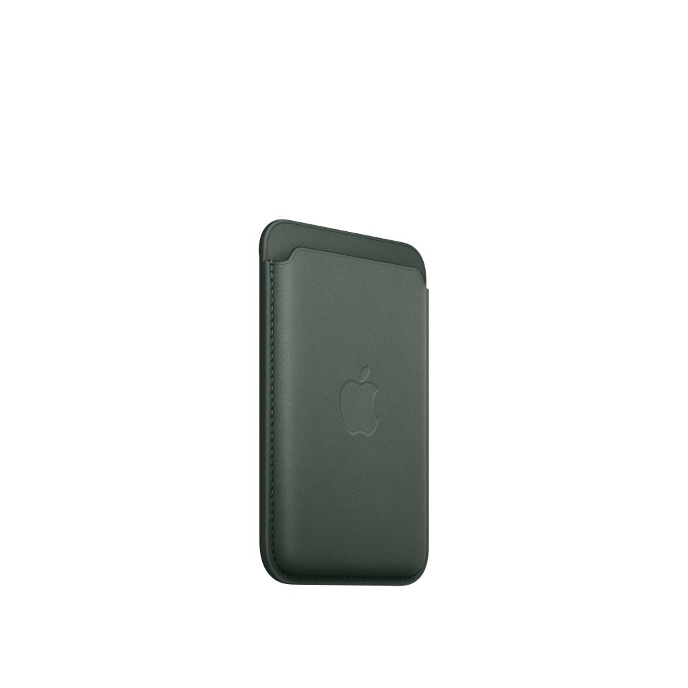Apple iPhone Feingewebe Wallet mit MagSafe Kartenetui Immergrün