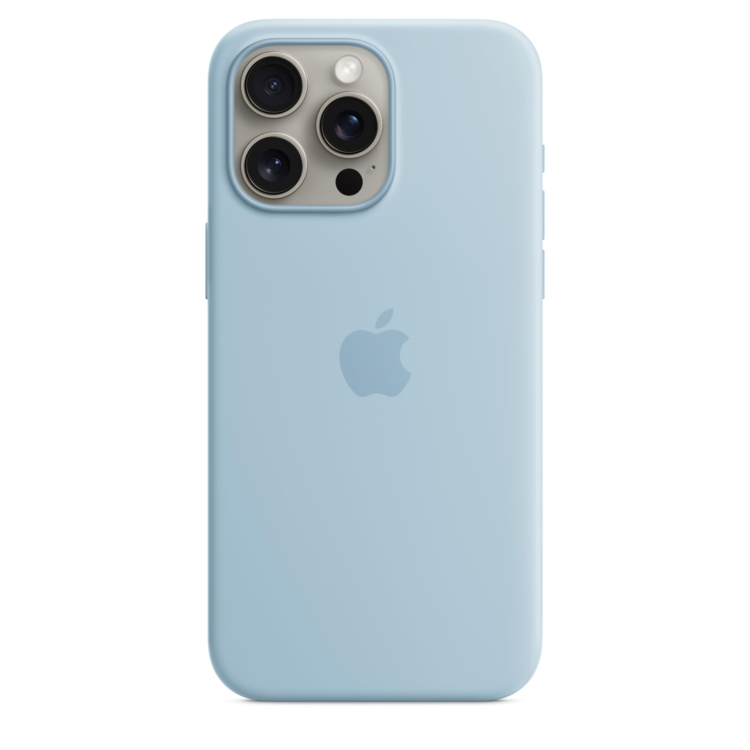 Apple iPhone 15 Pro Max Silikon Case MagSafe Hellblau