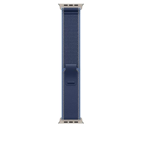 Apple Watch Trail Loop Armband 49mm Blau S/M Textil