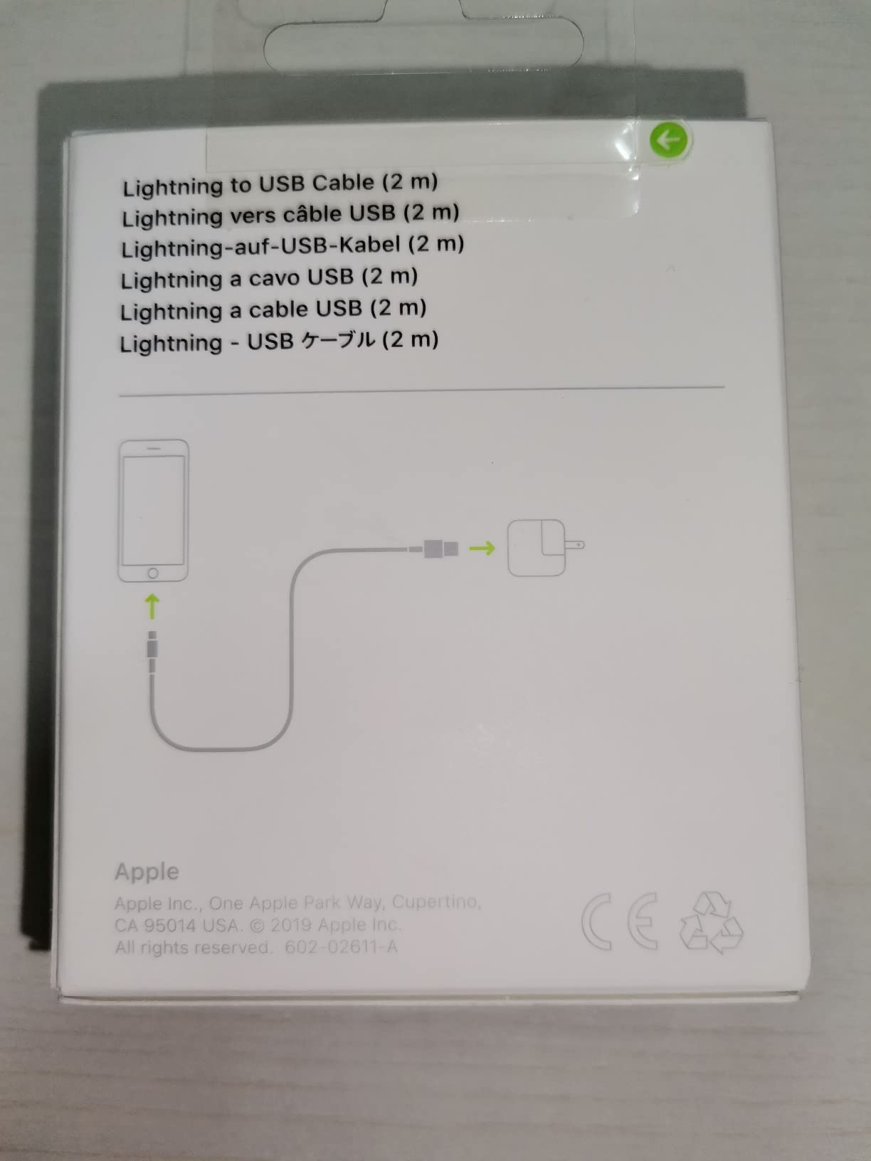 Apple Lightning auf USB Kabel 2m Ladekabel für iPhone