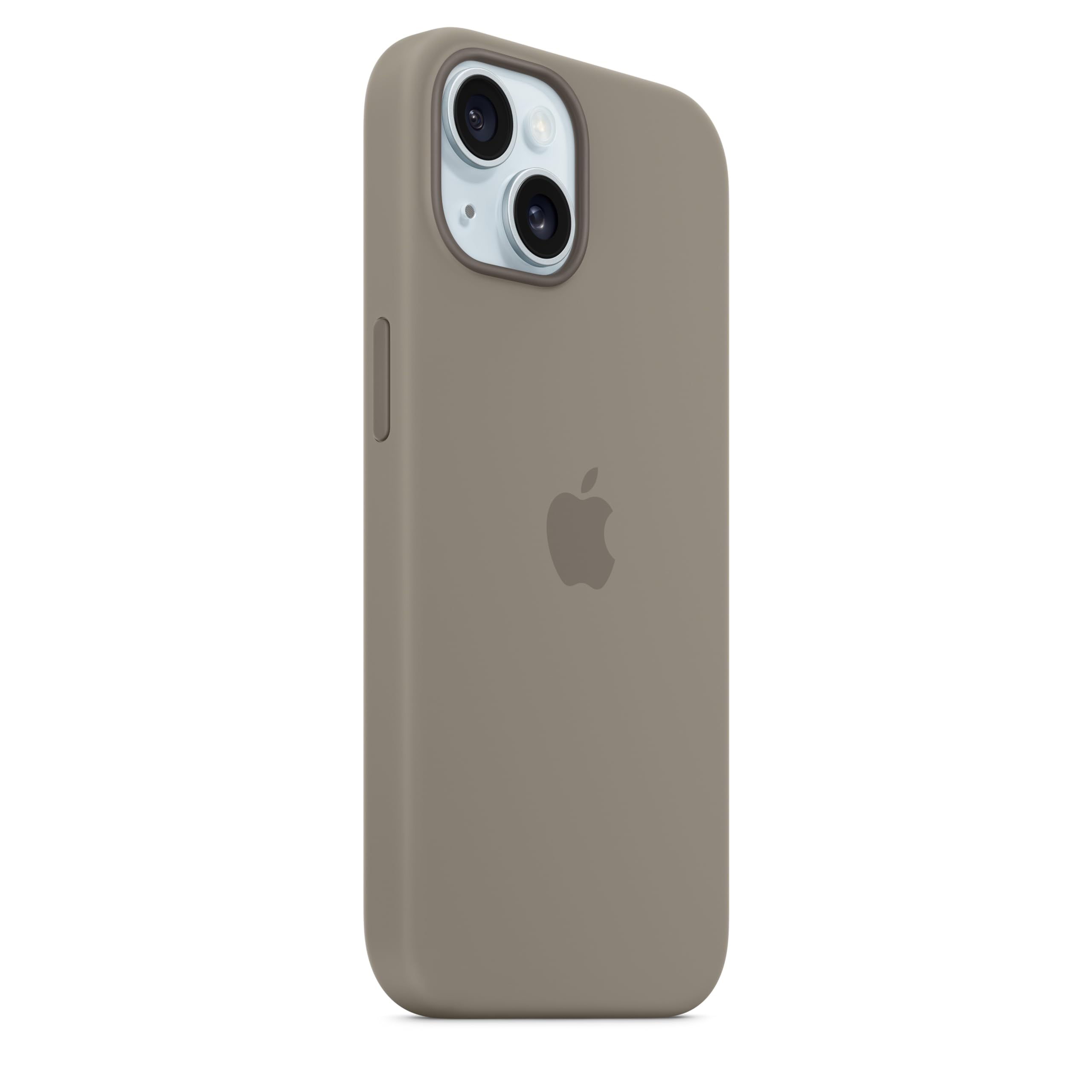 Apple iPhone 15 Silikon Case MagSafe Tonbraun