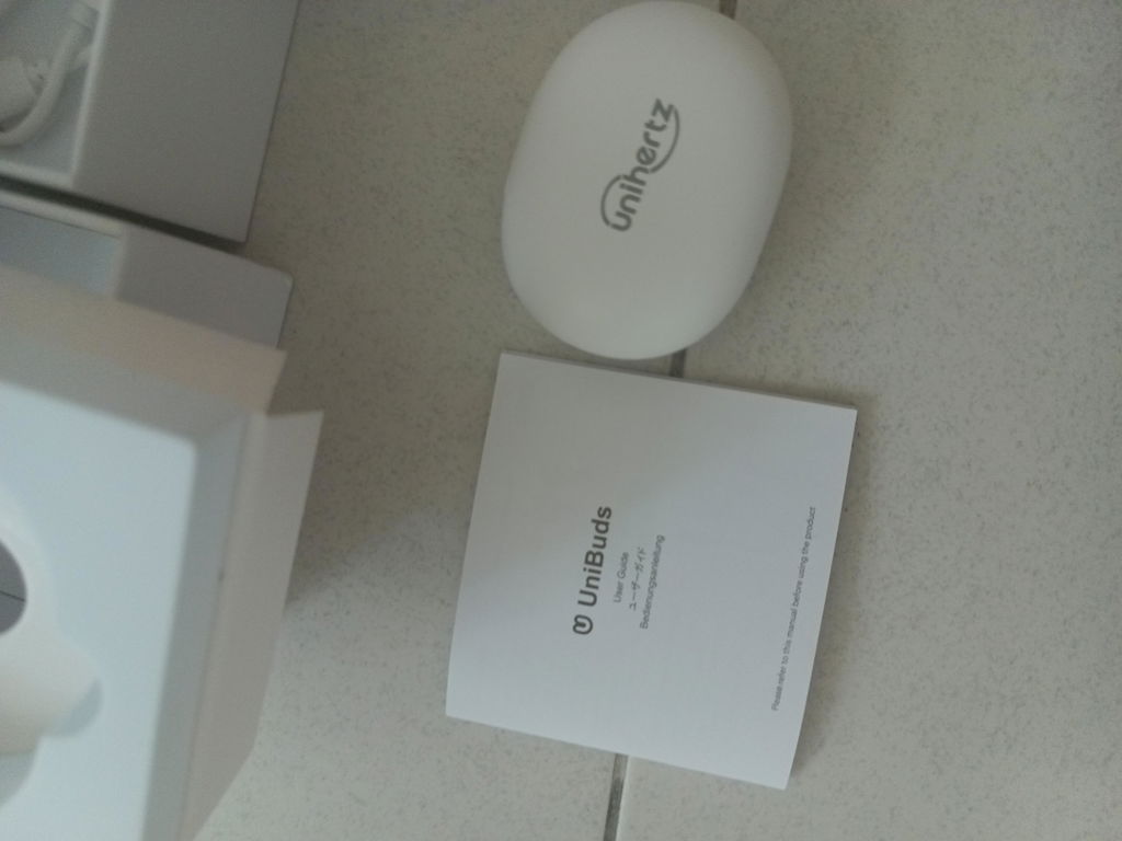 Unihertz Unibuds Kopfhörer Bluetooth mit Ladecase Schwarz