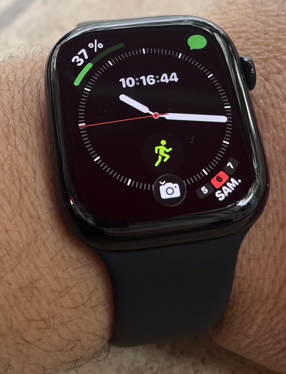 Apple Watch Series 11 GPS 46 mm Diamantschwarz S/M