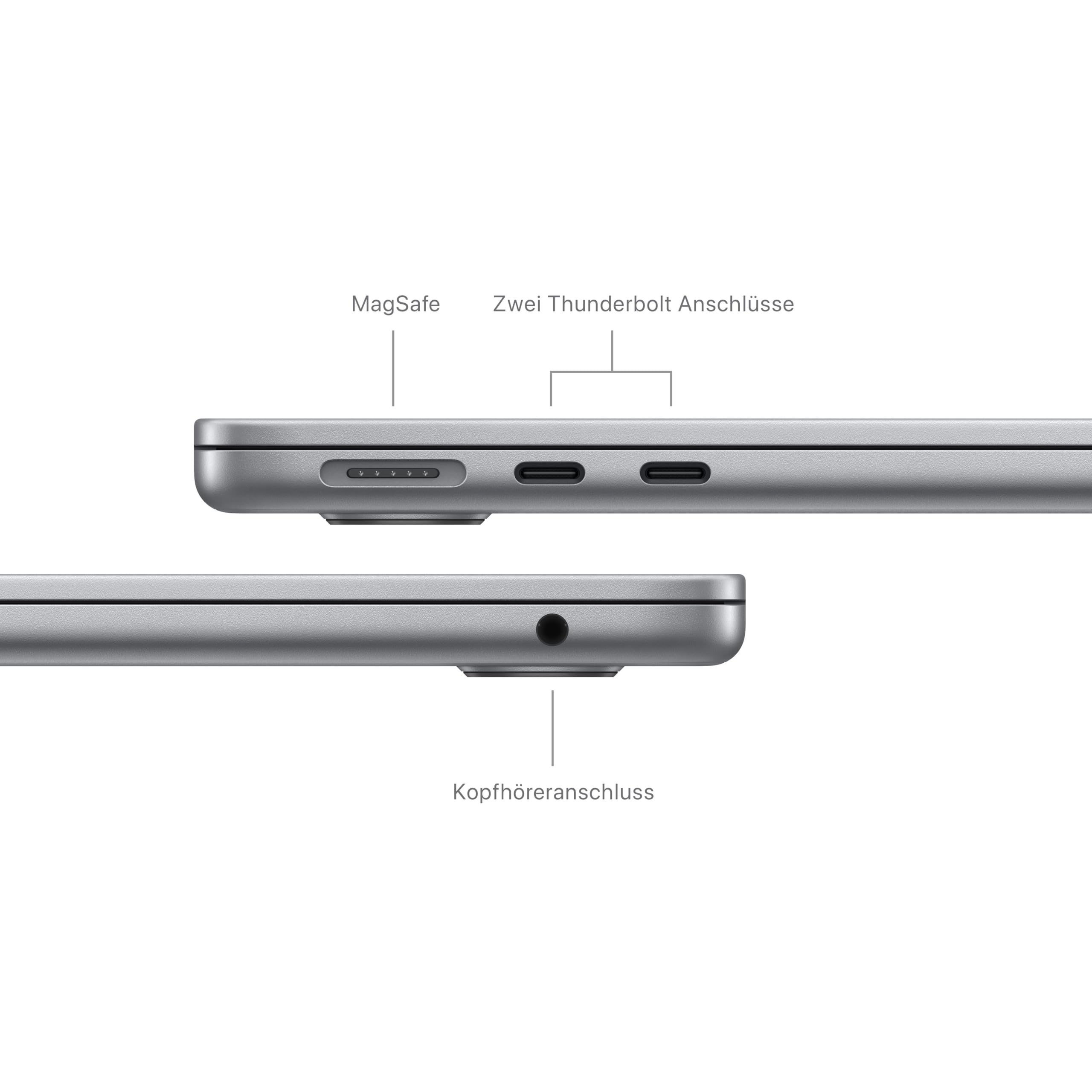 Apple MacBook Air 13 M3 Laptop Space Grau 512GB 16GB