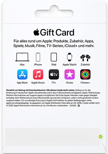 Apple Gift Card Geschenkkarte 100 Euro Deutschland Post