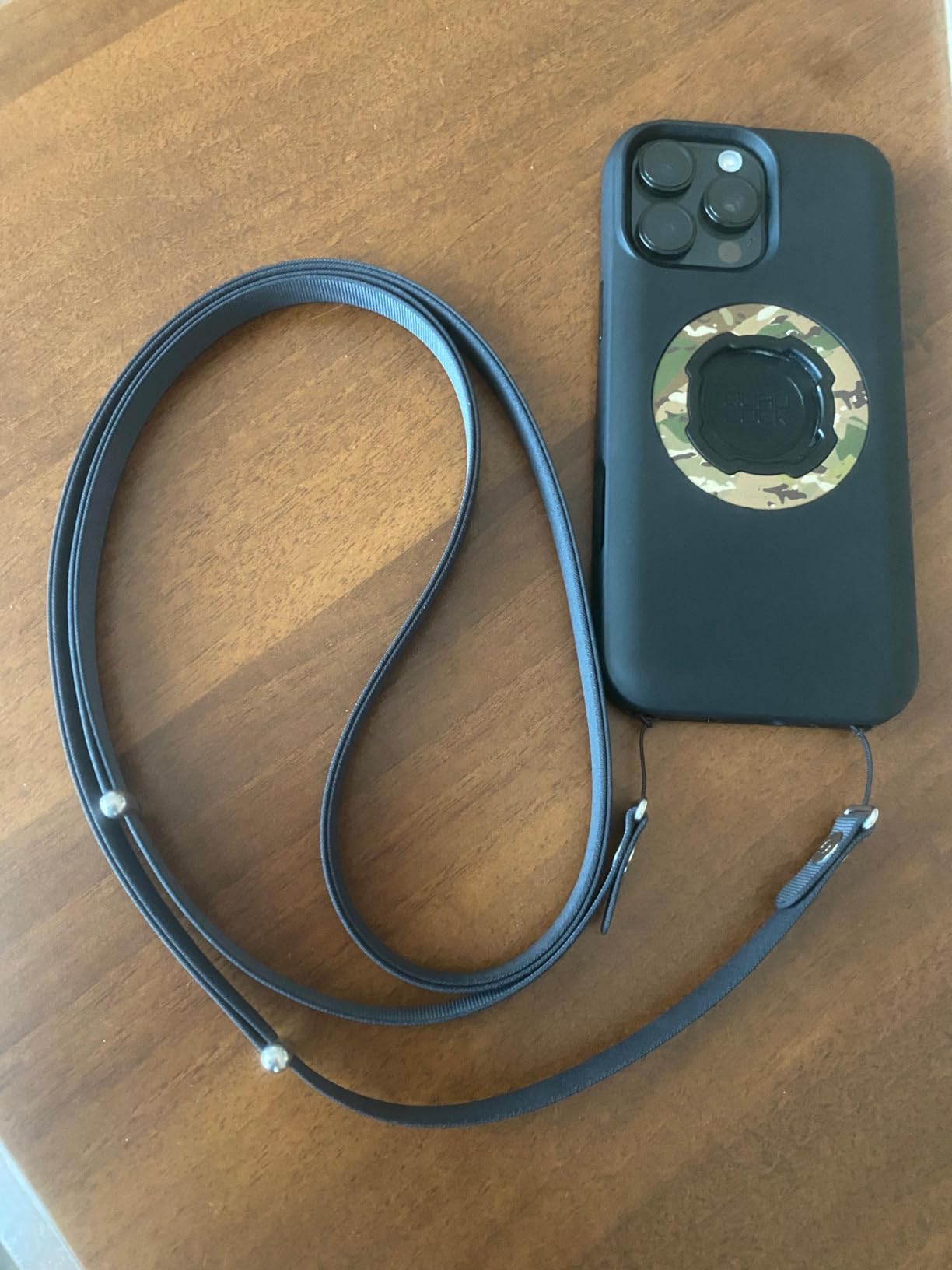 Apple Crossbody Band Schwarz Umhängeband Handyband PET