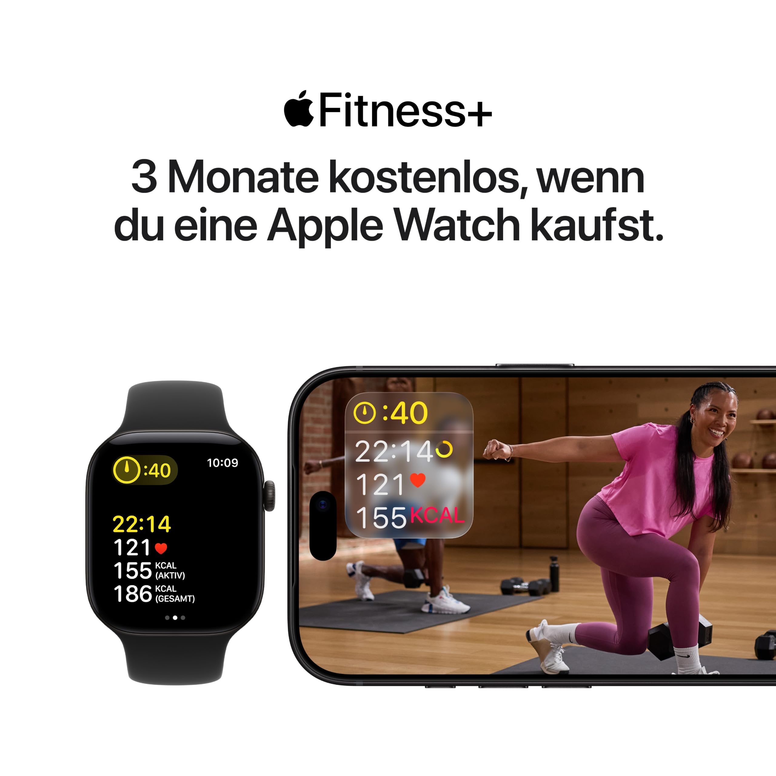 Apple Watch Series 12 GPS Smartwatch 46mm Dunkelbronze M/L Herz