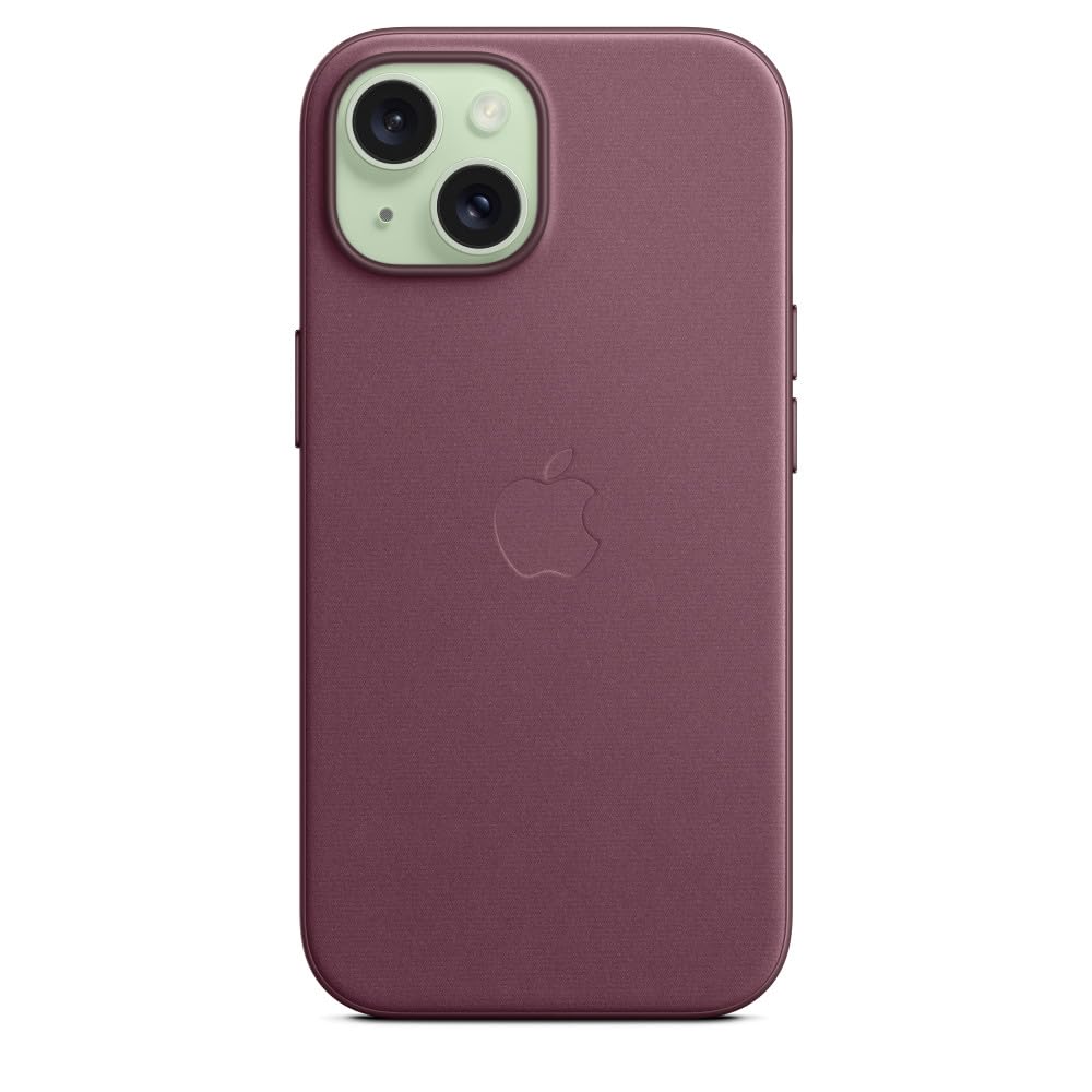 Apple iPhone 15 Feingewebe Case MagSafe Mulberry