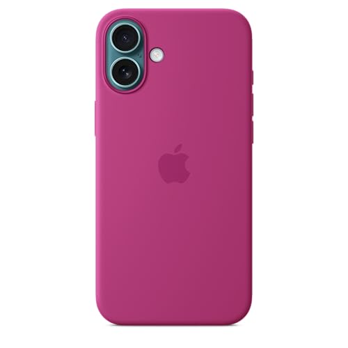 Apple iPhone 16 Plus Silikon Case MagSafe Fuchsia