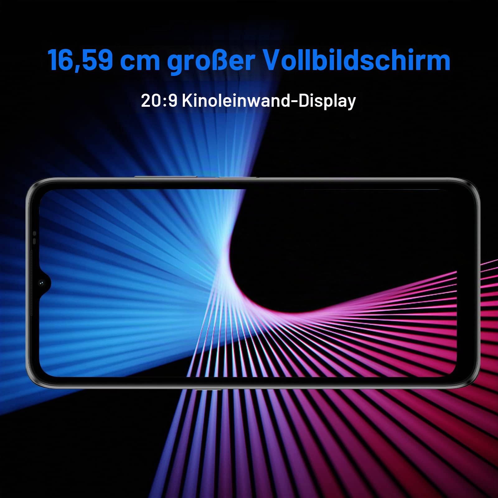 Umidigi Power 5S Smartphone 4GB+32GB Schwarz 6150mAh