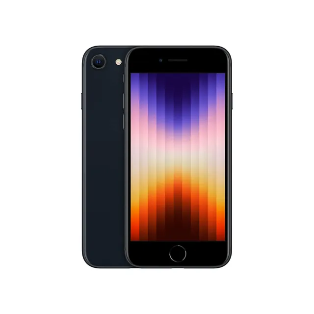 Apple iPhone SE 2022 Smartphone 64 GB Mitternacht 5G
