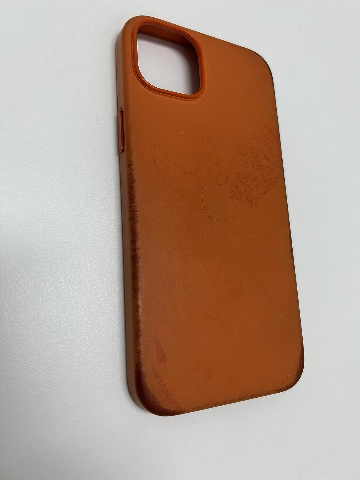 Apple iPhone 14 Plus Lederhülle MagSafe Orange