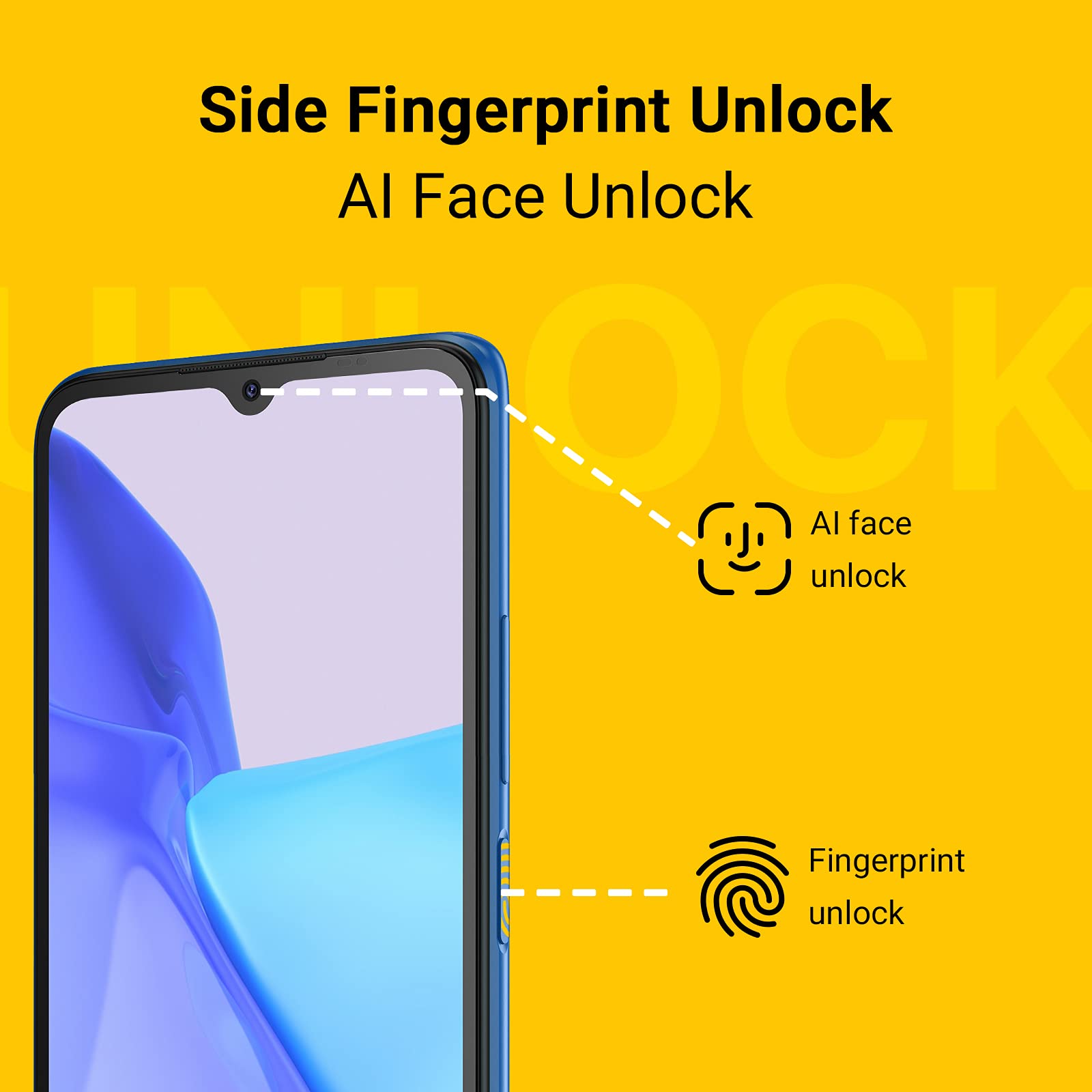 Umidigi Power 5 Smartphone 4/128GB Blau 6,53" 6150mAh